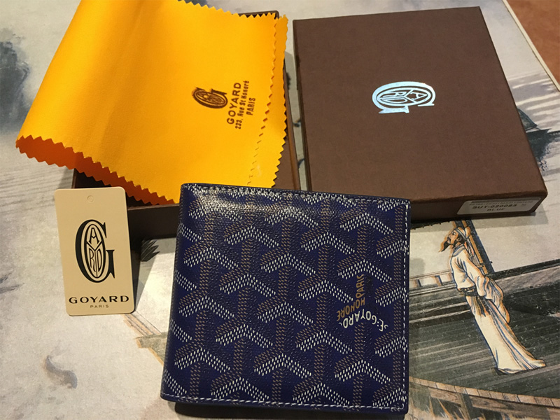 Goyard Blue Billfold Wallet